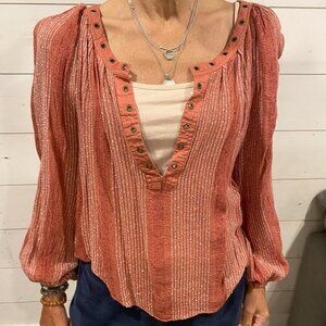 Free People Desert Sun Blouse